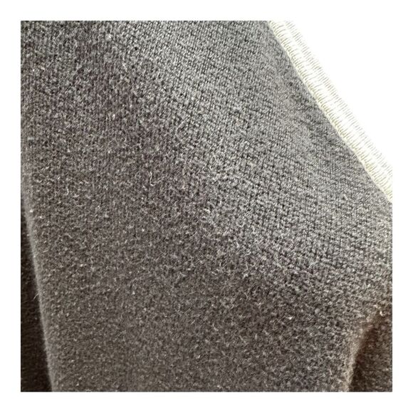 Black Duster Cardigan Open Front Long Sleeve Knit Sweater Jacket - Picture 2 of 8